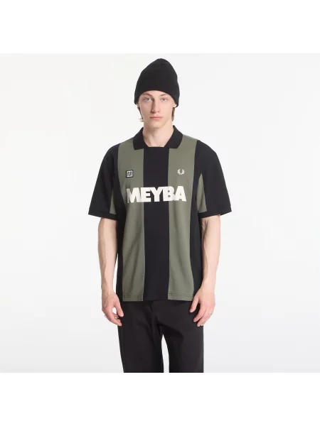 Tricou Fred Perry Meyba Cut And Sew Polo Shirt Green M verde