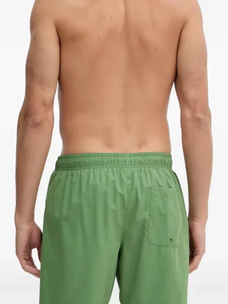 Slip de baie Lacoste cu autograf cu cordon verde