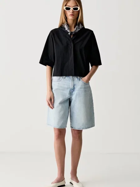 Levi's šortky SQUARE PEG modré