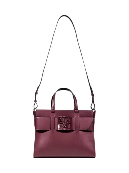 Geantă de mână Armani bordo