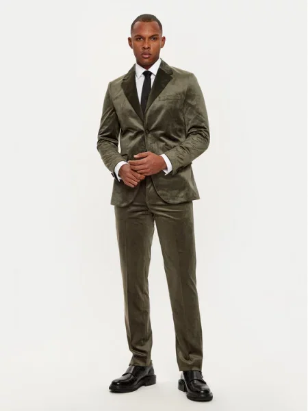 Jack&Jones Odijelo Velvet zelena