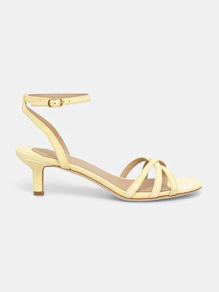 Lauren Ralph Lauren босоніжки на низькому підборі замшеві Kendyl Kttn