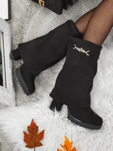 Gleznă botine Resti elegante negru