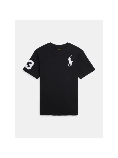 Polo Ralph Lauren T-Shirt Regular Fit μαύρο