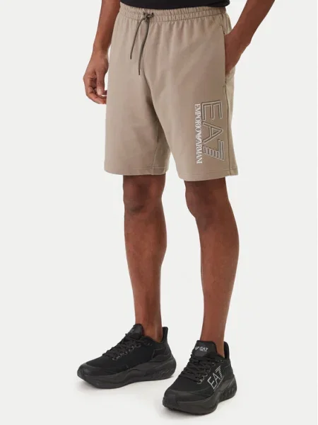 Emporio Armani Sport rövidnadrág bézs