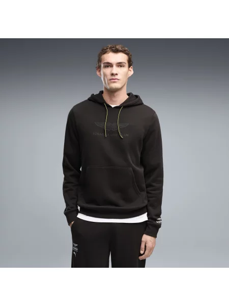 Bluza z kapturem PUMA x ASTON MARTIN ARAMCO TEAM Essentials Akcesoria S czarny