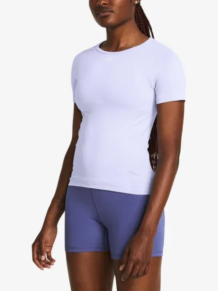 Тениска за трениране Under Armour лилаво виолетово
