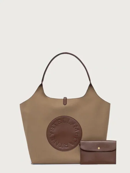 Stella McCartney LOGO REVESIBLE geantă shopper pentru femei