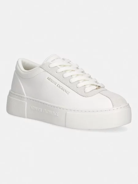 Sneakerși Armani Exchange alb