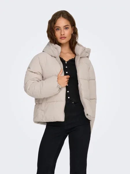 Зимова куртка Only JUTA SHORT PUFFER OTW молочний