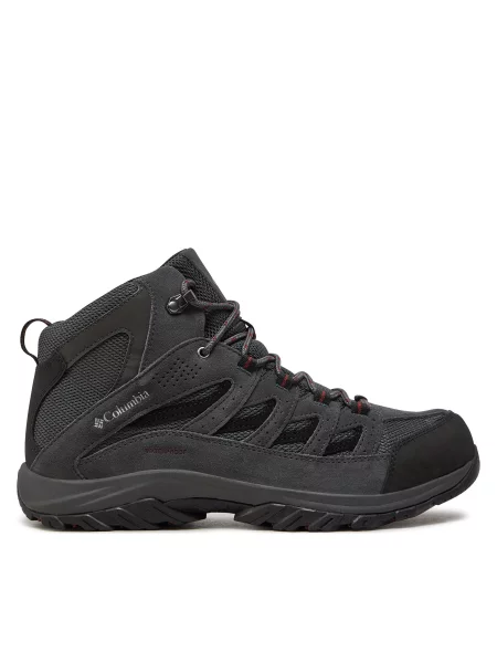 Trekking čevlji Columbia Crestwood Mid Waterproof siva