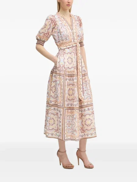 Rochie midi Hale Bob cu imagine cu model paisley