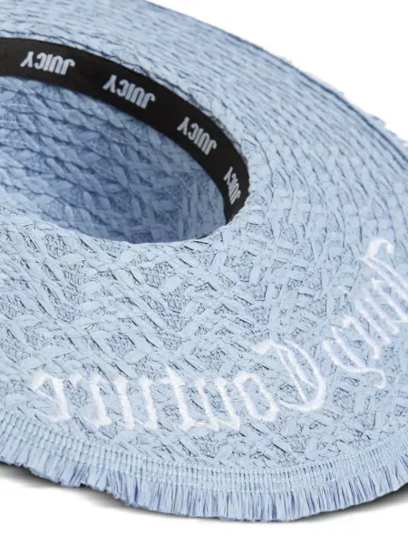 Čepice Juicy Couture s autogramem modrý