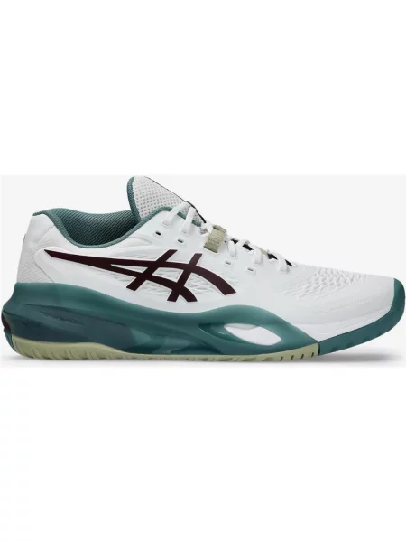 Buty do tenisa ASICS Gel-Resolution X niebieskozielony 40 biały