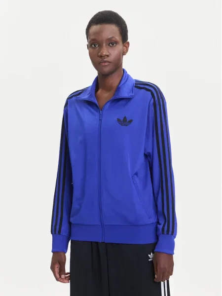 Класически суитчър Adidas с апликация синьо