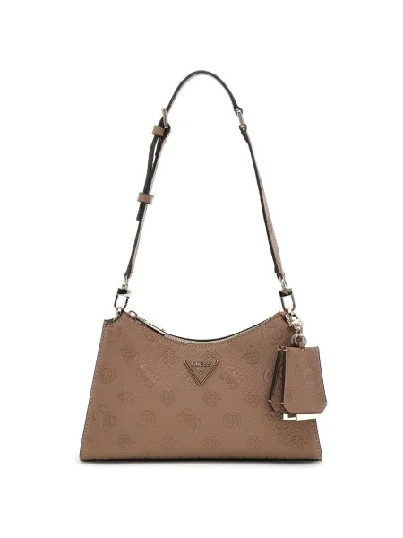 Crossbody kabelka Guess hnedá