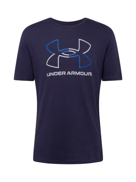 UNDER ARMOUR Tricou funcțional GL FOUNDATION UPDATE albastru / bleumarin alb