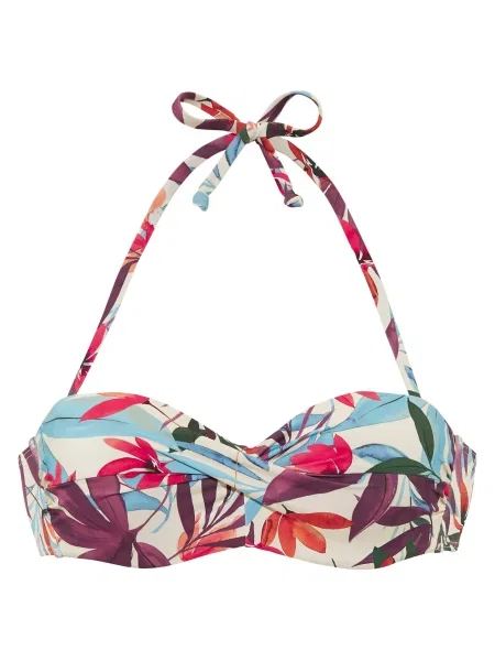 LASCANA Sutien costum de baie crem / deschis / verde închis / lila / roz albastru