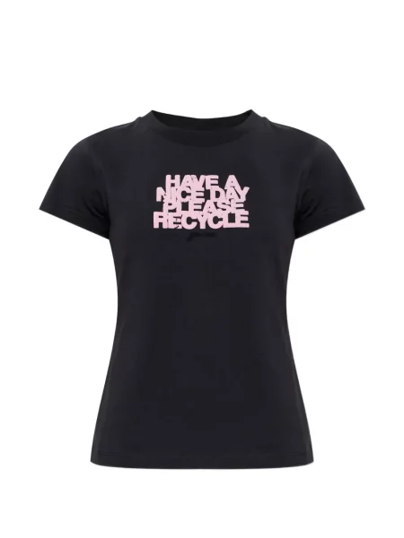 Tricou Ganni cu imagine negru