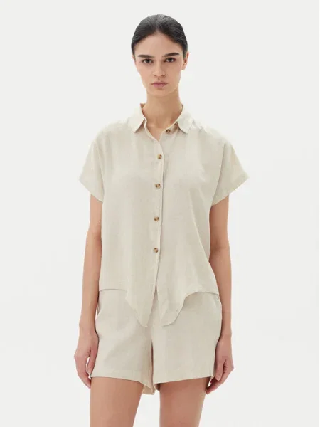 Vero Moda Cămașă Thea bej