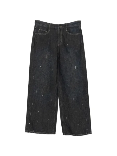 Širokih nogu traperice Jnby plava