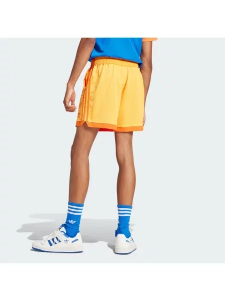 Adidas Szorty sportowe Mock Eyelet żółty