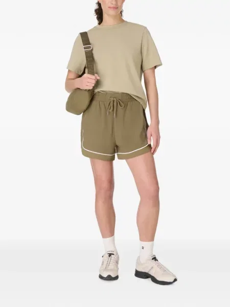 Pantaloni scurți Sweaty Betty cu cordon verde