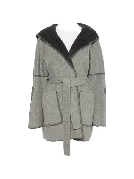 Palton Ermanno Firenze cu broderie gri
