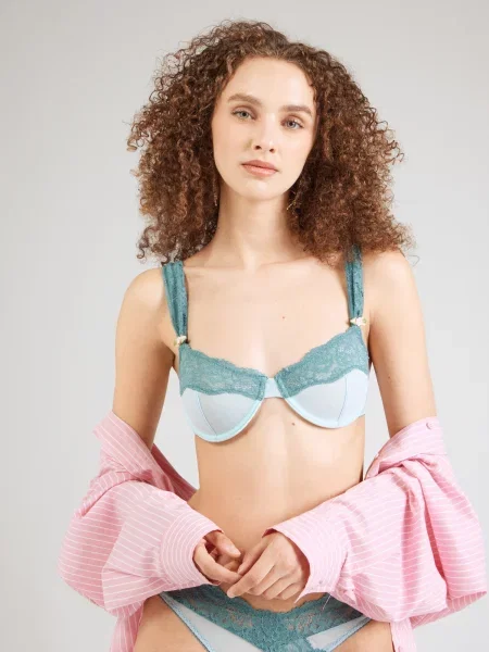 WILD LOVERS Sutien FLORIANE turcoaz / aqua albastru