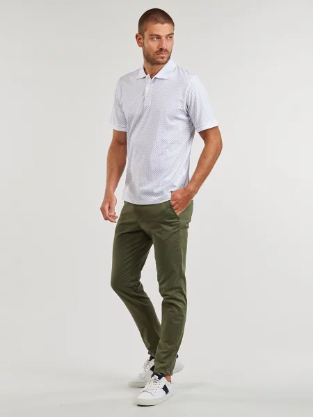 Tricou polo Jack & Jones alb