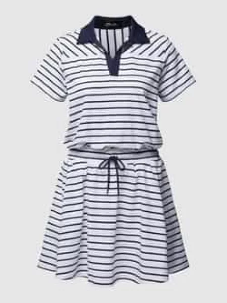 Sukienka mini ze wzorem w Polo Ralph Lauren biała