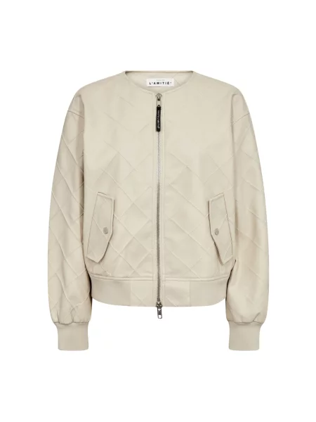 Kurtka bomber Haute L'amitié beżowy