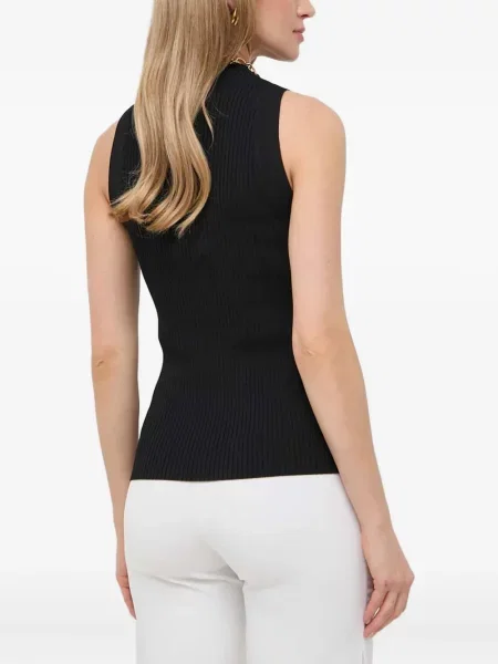 Podkoszulka Ivy Oak prążkowana czarna