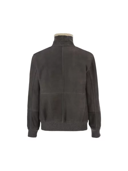Kurtka bomber Brunello Cucinelli szary