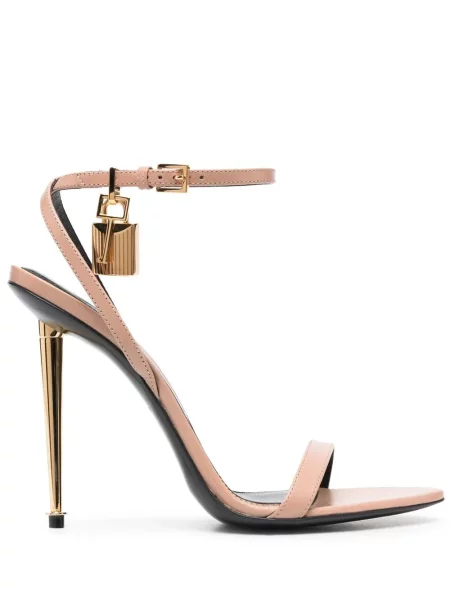 Sandale Tom Ford din piele roz
