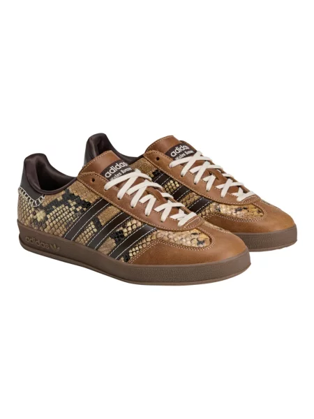 Sneakersy Adidas Originals skórzane brązowe