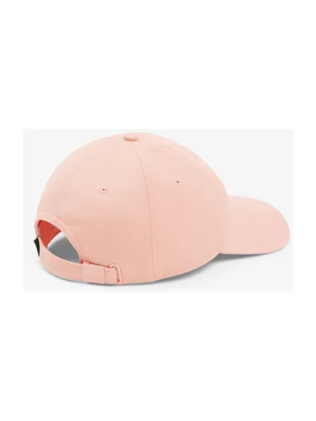 Lacoste czapka z daszkiem różowa