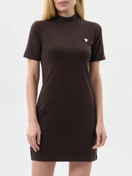 Сукня Guess коричнева
