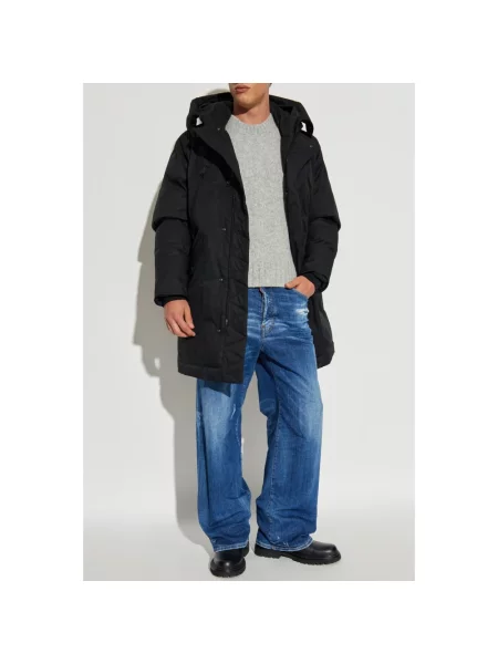 Parka Dsquared2 z kapturem czarna