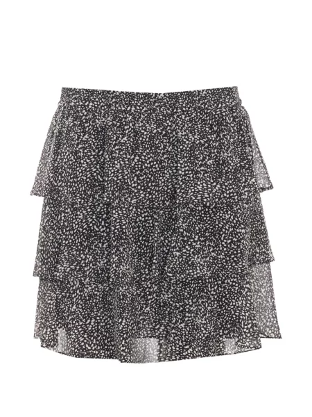 Fusta mini Michael Michael Kors cu volane negru