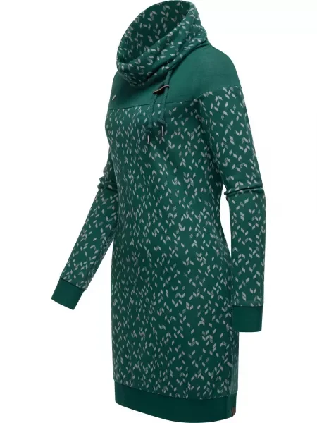 Ragwear Rochie Chloe deschis / verde închis gri