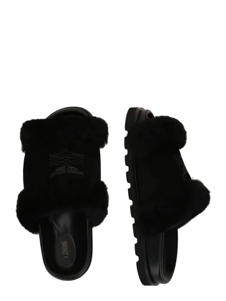 Zadig & Voltaire Saboți TEDDY BARE gri negru