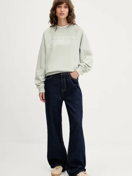 Pulover Tommy Jeans zelena