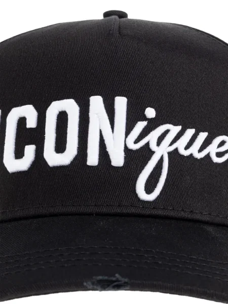 Șapcă Dsquared2 cu broderie negru