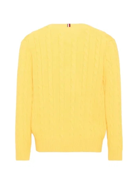 Dětské svetr Tommy Hilfiger žlutý