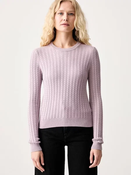 Guess Jeans pulover pentru femei cu vâscoză violet
