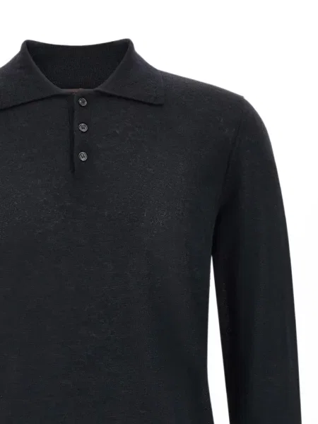Lung pulover Zanone negru