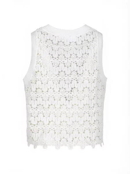 Coster Copenhagen Top Lace fehér