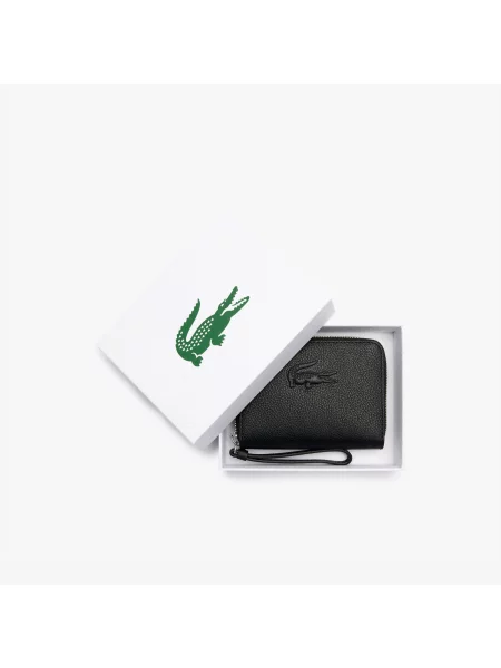 Lacoste Skórzany Portfel City Court czarny