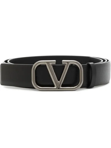 Curea Valentino Garavani din piele negru
